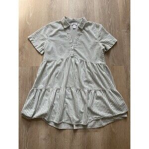 Japna Green Tiered Maxi Sundress | Size XL Cotton Blend